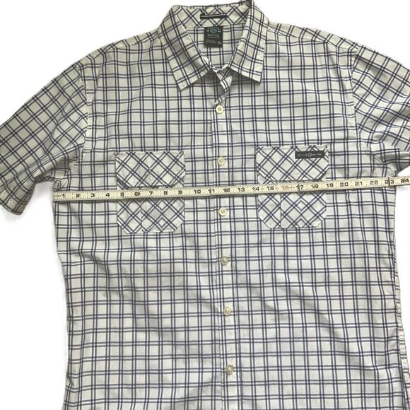 Enyce Mens Checkered Short Sleeve Button Up Casual Shirt Size Extra Large - Picture 7 of 10